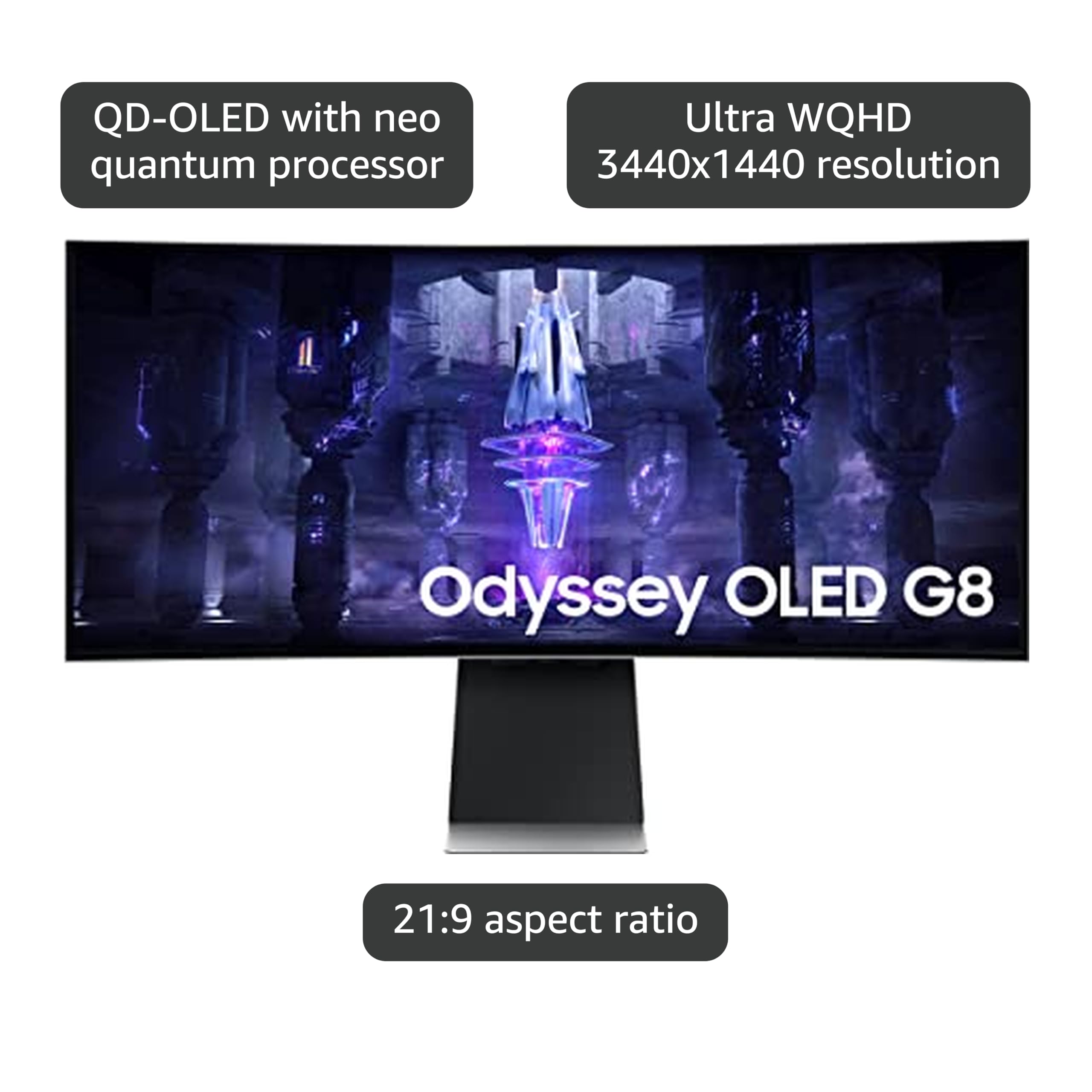 Amazon.com: SAMSUNG 34-Inch Odyssey G85SB Series QD-OLED Ultra