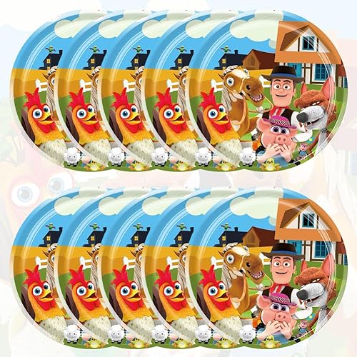 Miniatura 4 de 40 piezas de la granja de zenon suministros de fiesta, decoración de fiesta de niños y niñas, utilizado para decoración de fiesta de cumpleaños