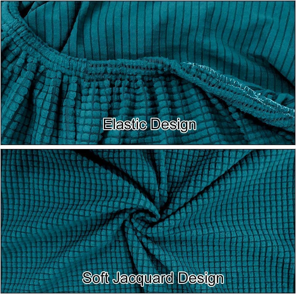 Miniatura 5 de GoodtoU Fundas para sillas de comedor, paquete de 8, fundas elásticas para sillas Parsoncomedor, extraíbles y lavables, protectores de silla para el