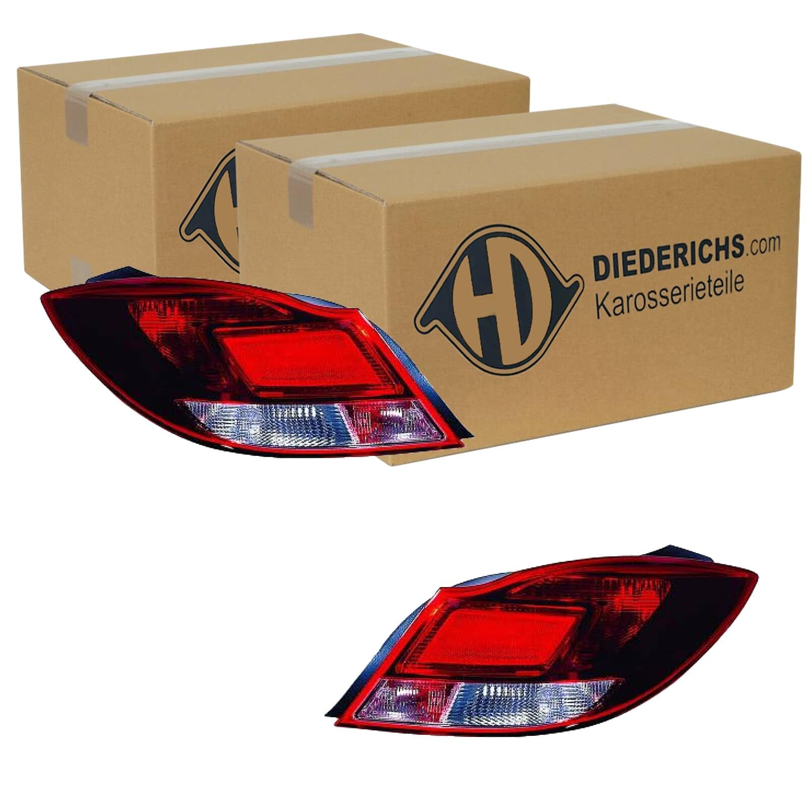 2x Diederichs Rückleuchten links+rechts | 1826091 + 1826090 Kompatibel mit Insignia A Stufenheck (G09)