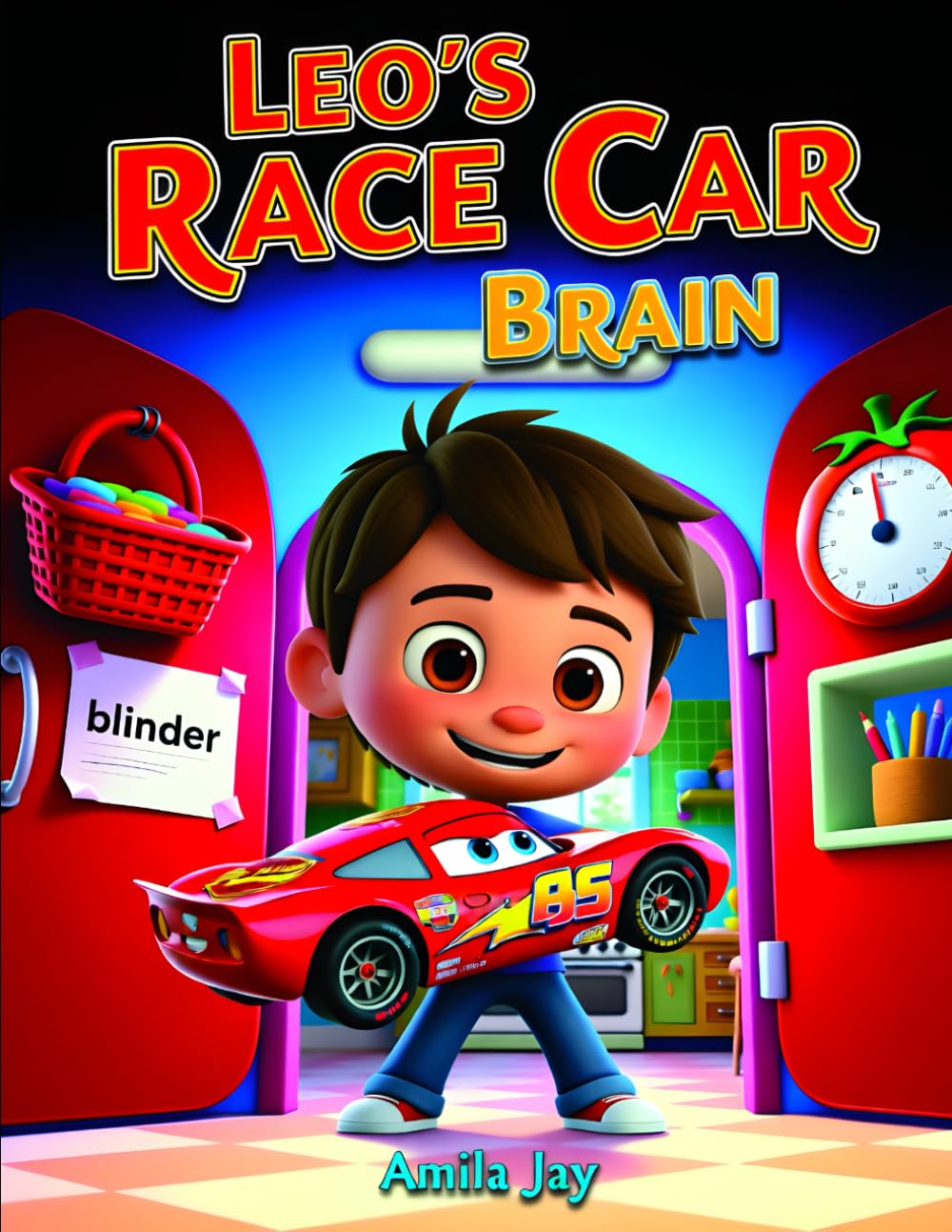 Leo's Race Car Brain - Children's Story about ADHD for ADHD Children: A Nice Book to Help Kids Get Organized, Succeed, and be Focused