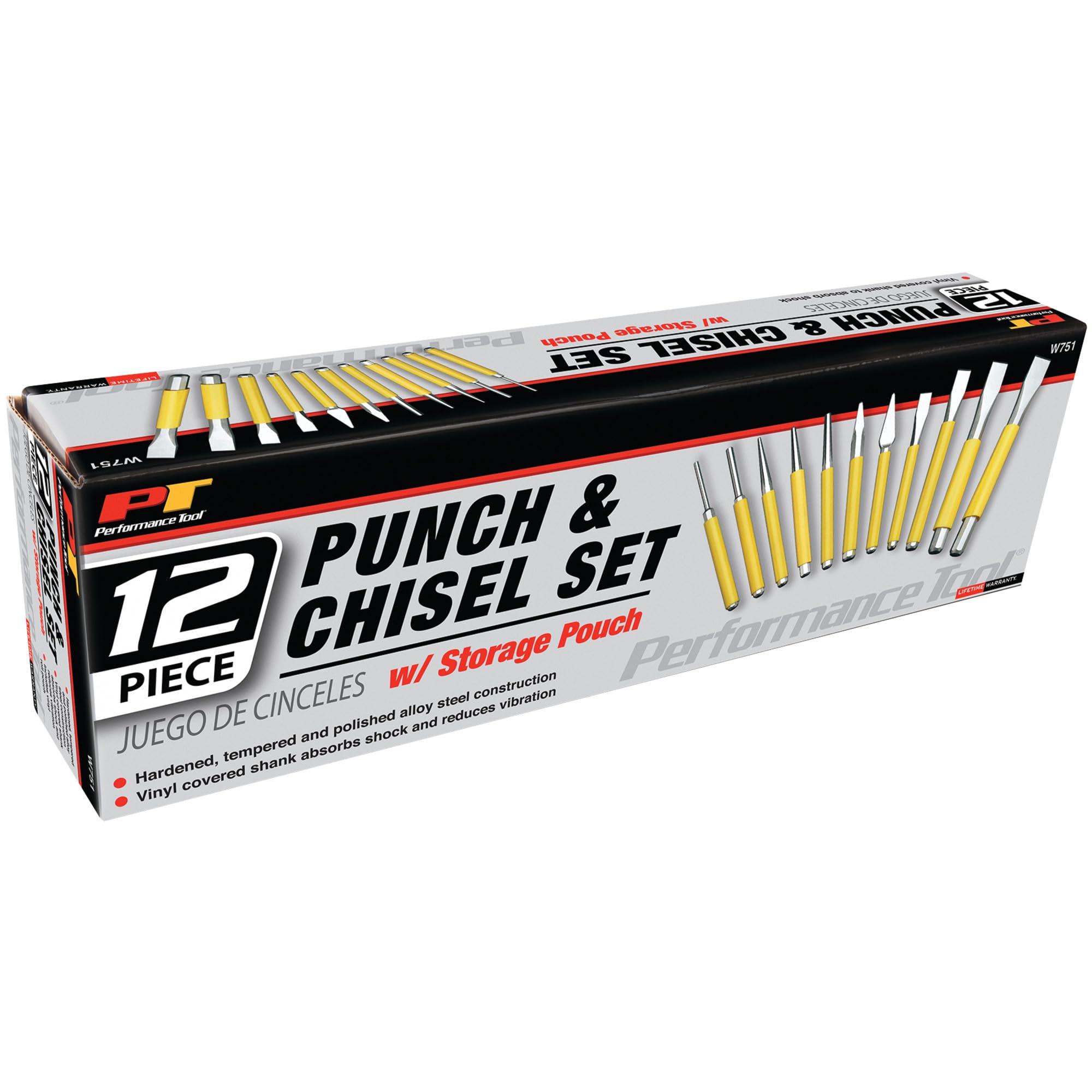 who様 Amazon.com: Performance Tool W751 12-Piece Chisel and Punch Set
