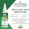 Pet Eye Drops 60Ml, Antibacterial Eye Drops For Pets, Eye Drops For Dogs And Cats, 100% Natural, Relieves Itching And Irritation, For Pets With Heavy, Dry, Swollen, Tear Stained Eyes