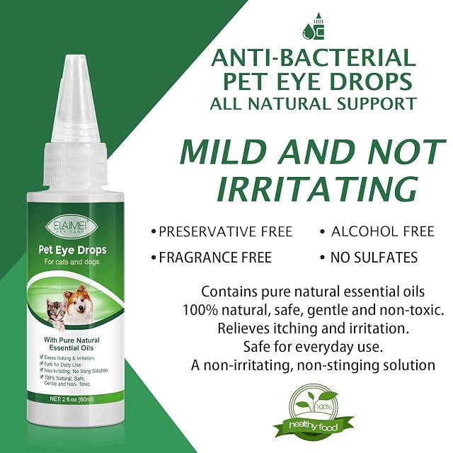 Foto 3 de 7 de Onznoz Gotas Oculares para Mascotas 60Ml, Gotas Oculares para Perros Y Gatos