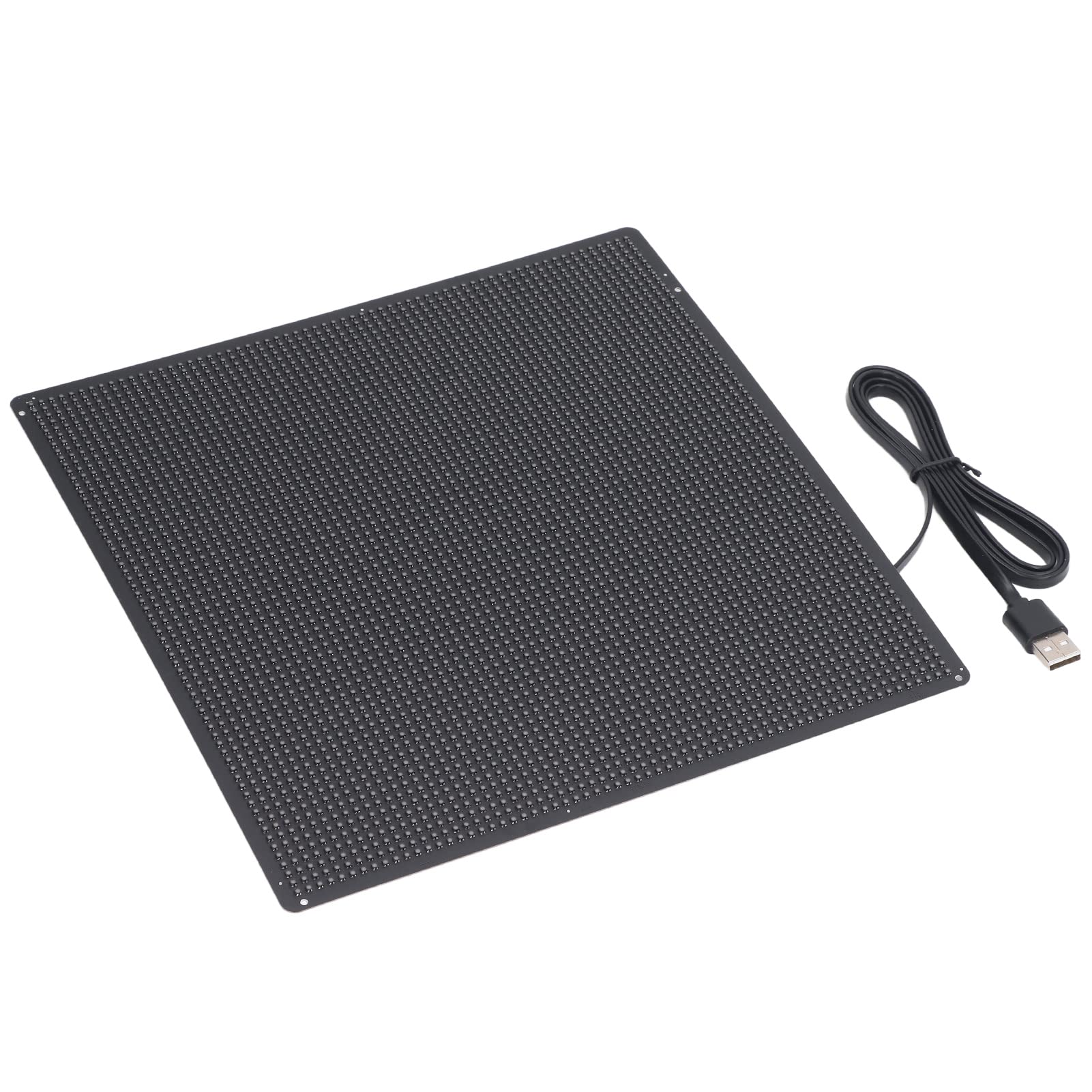 Haofy Znak Reklamowy LED Programowalny Panel Przewijania Rozdzielczość 64x64 dla Niestandardowego Wyświetlacza Jasny, Pełnokolorowy Ekran LED dla Sklepu Biznesowego Biuro 9,8 "x 9,8"