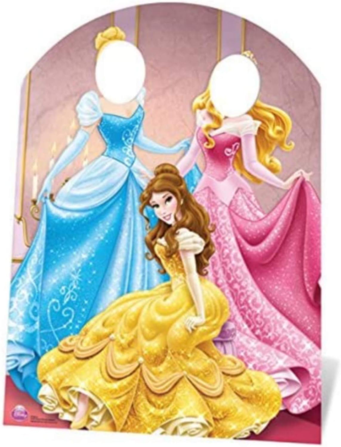 STAR CUTOUTSSC599 Disney Princess l Stand in l Belle, Cinderella & Rapunzel for Birthdays, Parties, Multicolour
