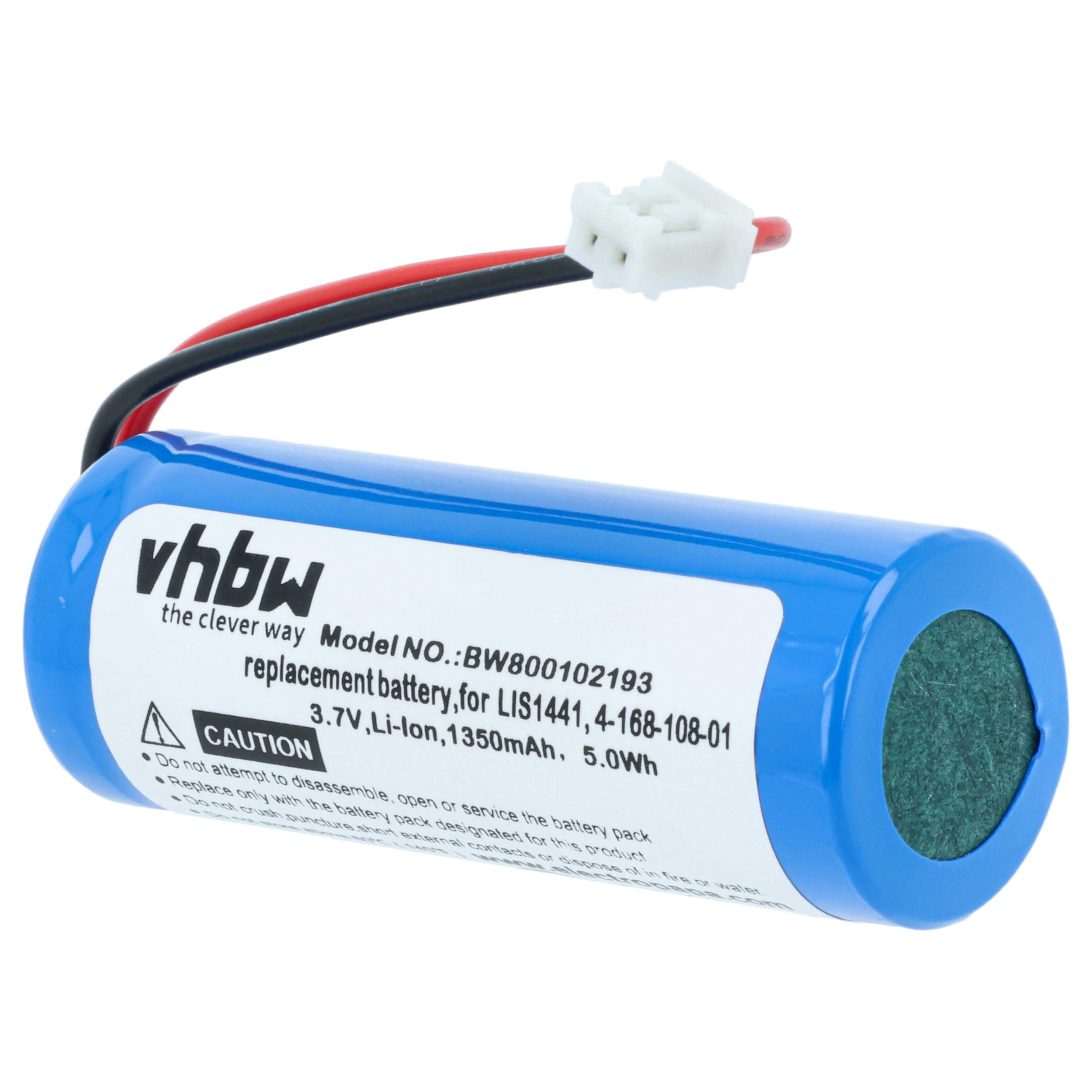 vhbw Akumulator kompatybilny z Sony PlayStation PS3 & PS4 Move Motion Controller CECH-ZCM1E - Zamiennik na LIS1441, LIP1450, 4-168-108-1 - (Li-Ion, 1350mAh, 3.7V)