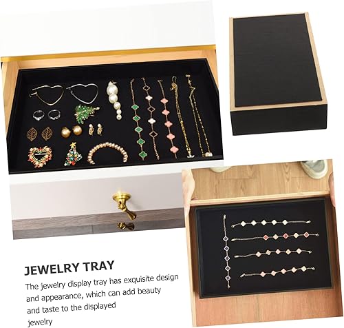 Miniatura 3 de EXCEART 4pcs Jewelry Tray Trinket Plate Appetizer Tray Candy Nut Tray Jewelry Plate Bangle Display Stand Bracelet Holder Stand Small Decorative Tray