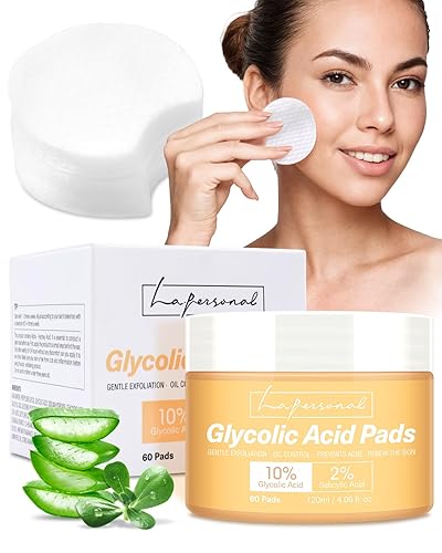 Dischetti Detergenti, LA.PERSONAL Pads Esfoliante Viso Riduci Acne & Brufoli,