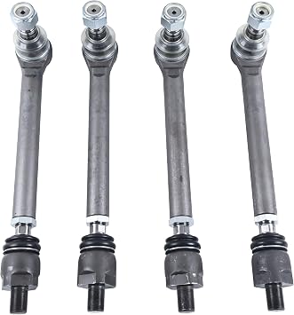 4X Tie Track Rods 1321148 0501007552 8036755 8035929 Compatible With JLG LULL 644E-42 944E-42 1044C-54 Skytrak 4270 4290 4266 6036 8042 10042 10054 Telehandlers