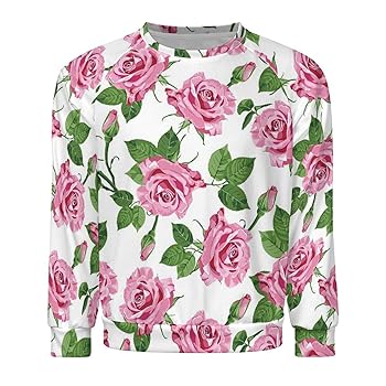 トップス LAD MUSICIAN BIG ROSE CREW NECK PULLOVER Janise Relaxed Fit Fleece – Royce Brand