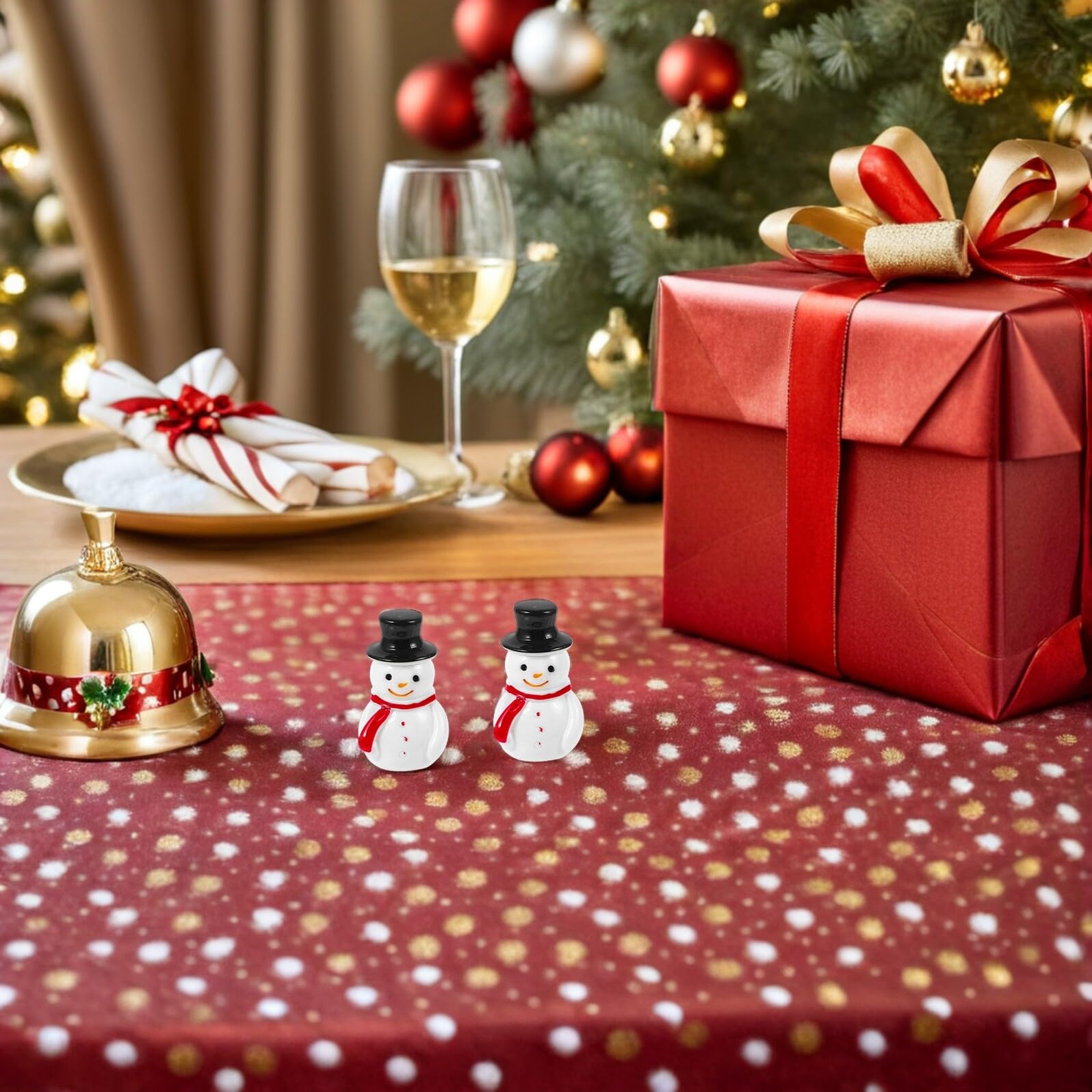 VALICLUD 100piezas Decoración de Mini Muñeco de Nieve Figuras de Resina para Manualidades de Invierno para Micropaisajes Navideños Decoración de Muñeco de Navideño para Fiestas de Cumpleaño