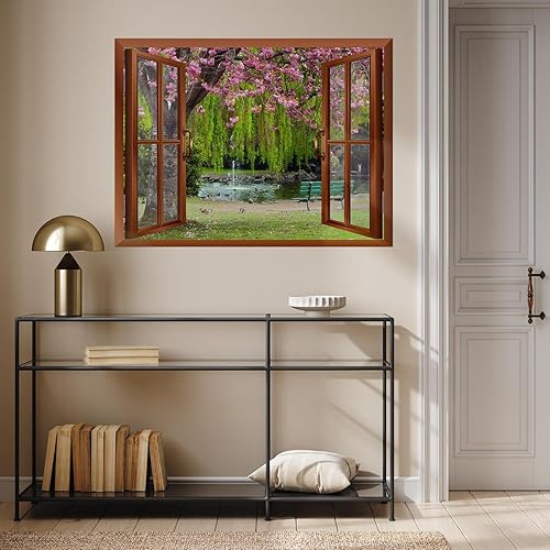 Miniatura 3 de wall26 Mural de pared extraíble con flor de cerezo en primavera, 24 x 32 pulgadas