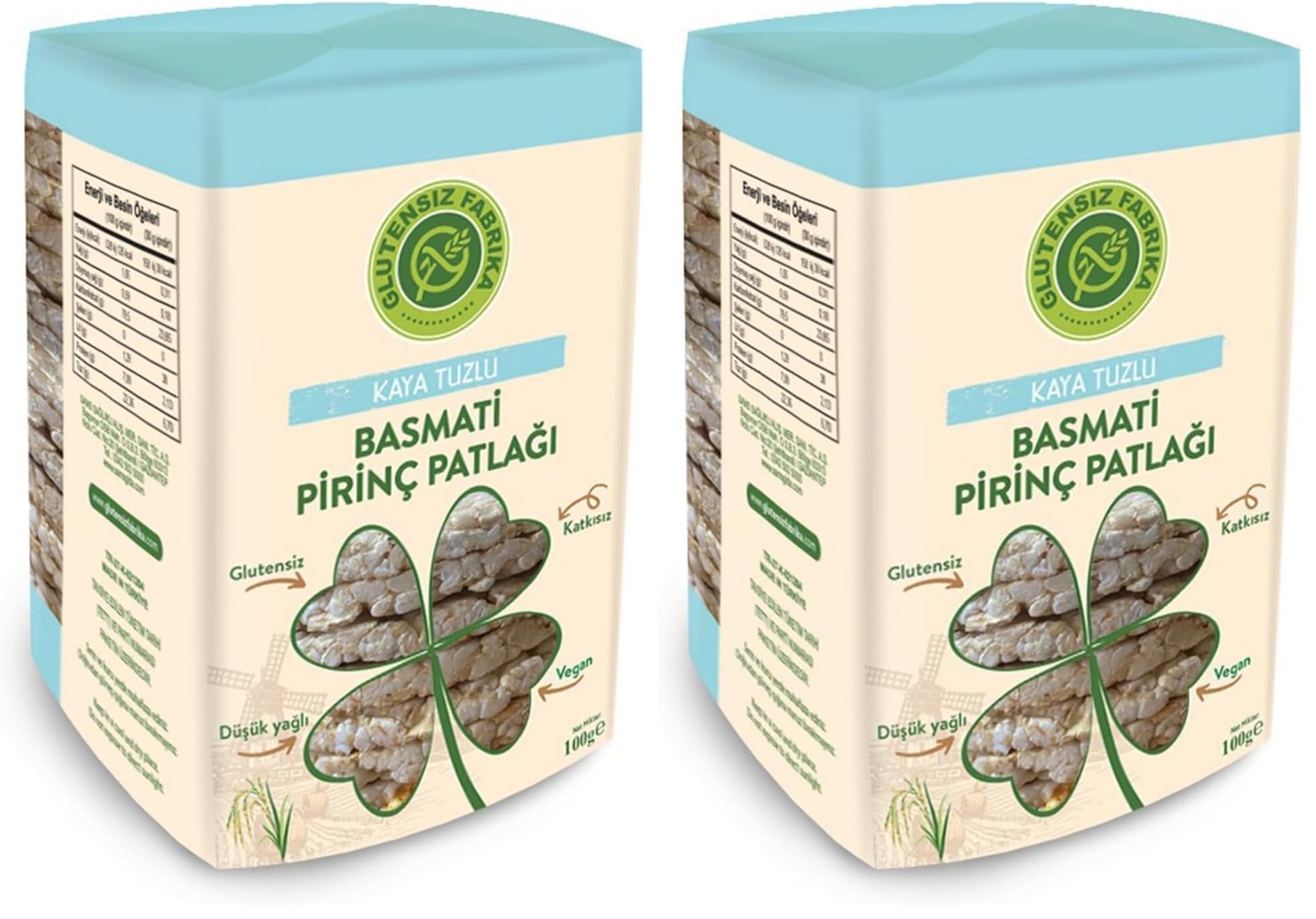 Glutensiz Fabrika Basmati Pirinç Patlağı (2 paketi)