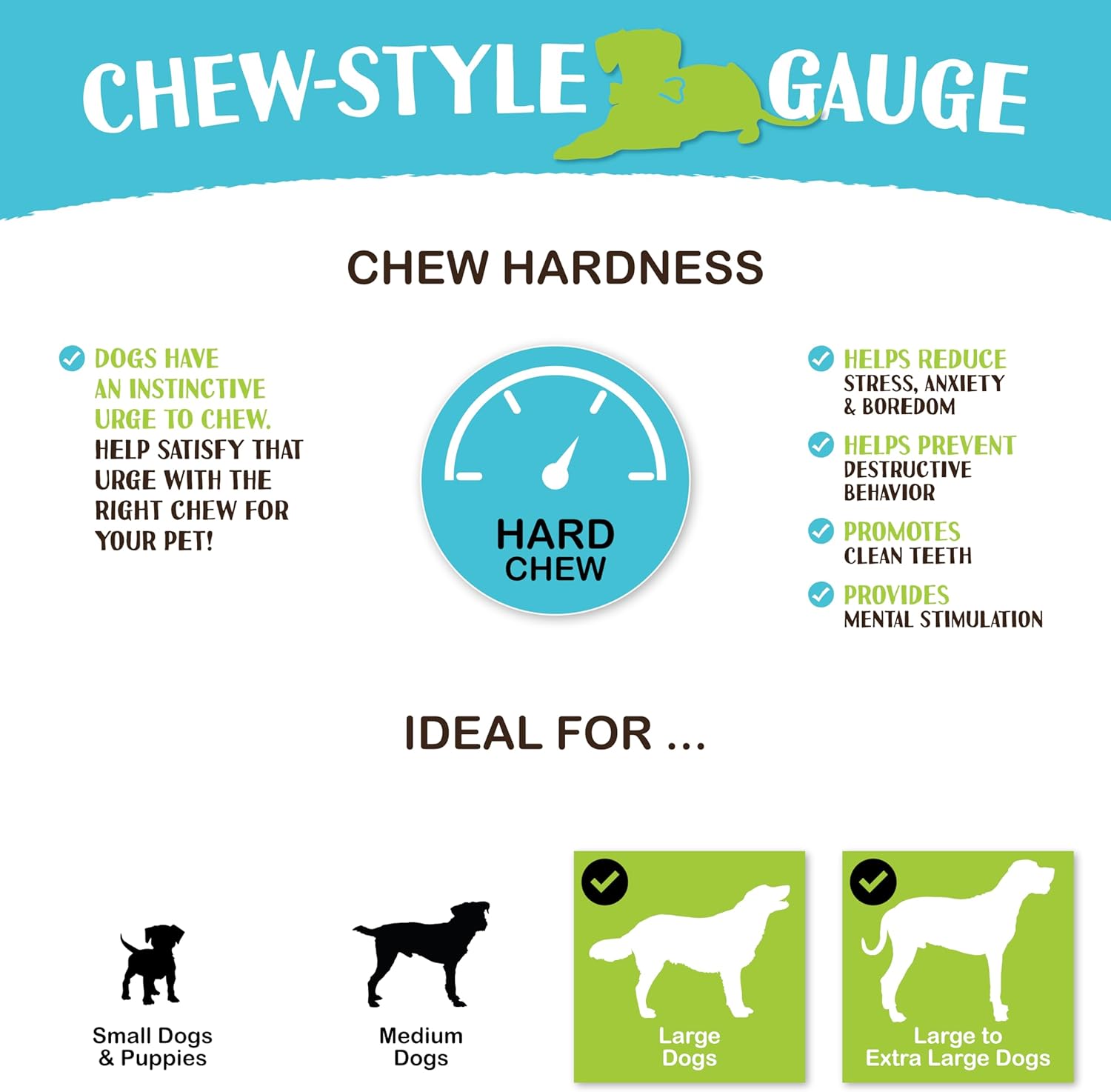 Raw Paws 10-inch Compressed Rawhide Bones for Dogs, 10-Count - Packed in USA - Long Lasting Dog Chews - Natural Pressed Rawhides - Large Dog Bones - Raw Hide for Aggressive Chewers
