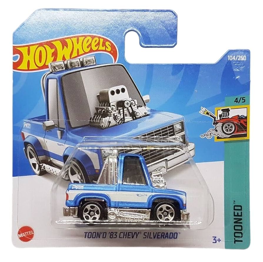 Hot Wheels - Toon´d ´83 Chevy Silverado - Tooned 4/5 - HCT26