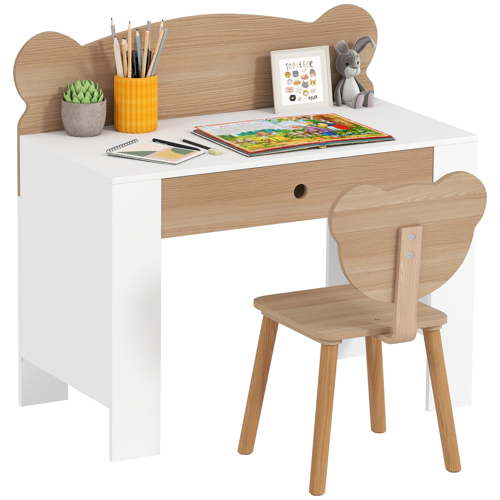 Witte Buitentafel En Stoelset Voor Tuinen in De Opeucht Thuis Stock