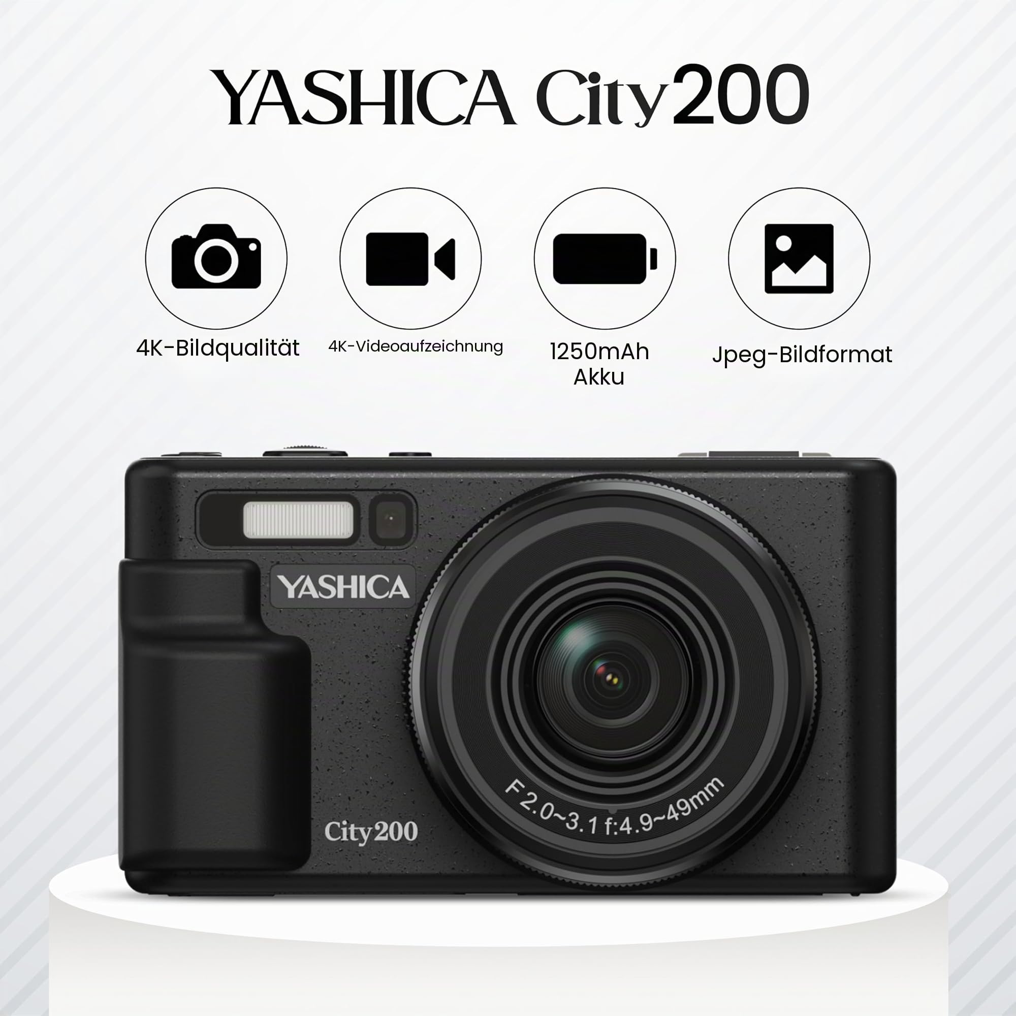 Yashica City 200 schwarz