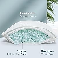 Vista 2 de Almohada Corporal Extra Larga de Espuma Viscoelástica 160x50cm – Almohada Corporal para Funda de Almohada de Anime – con Funda de Refrigeración 20 x