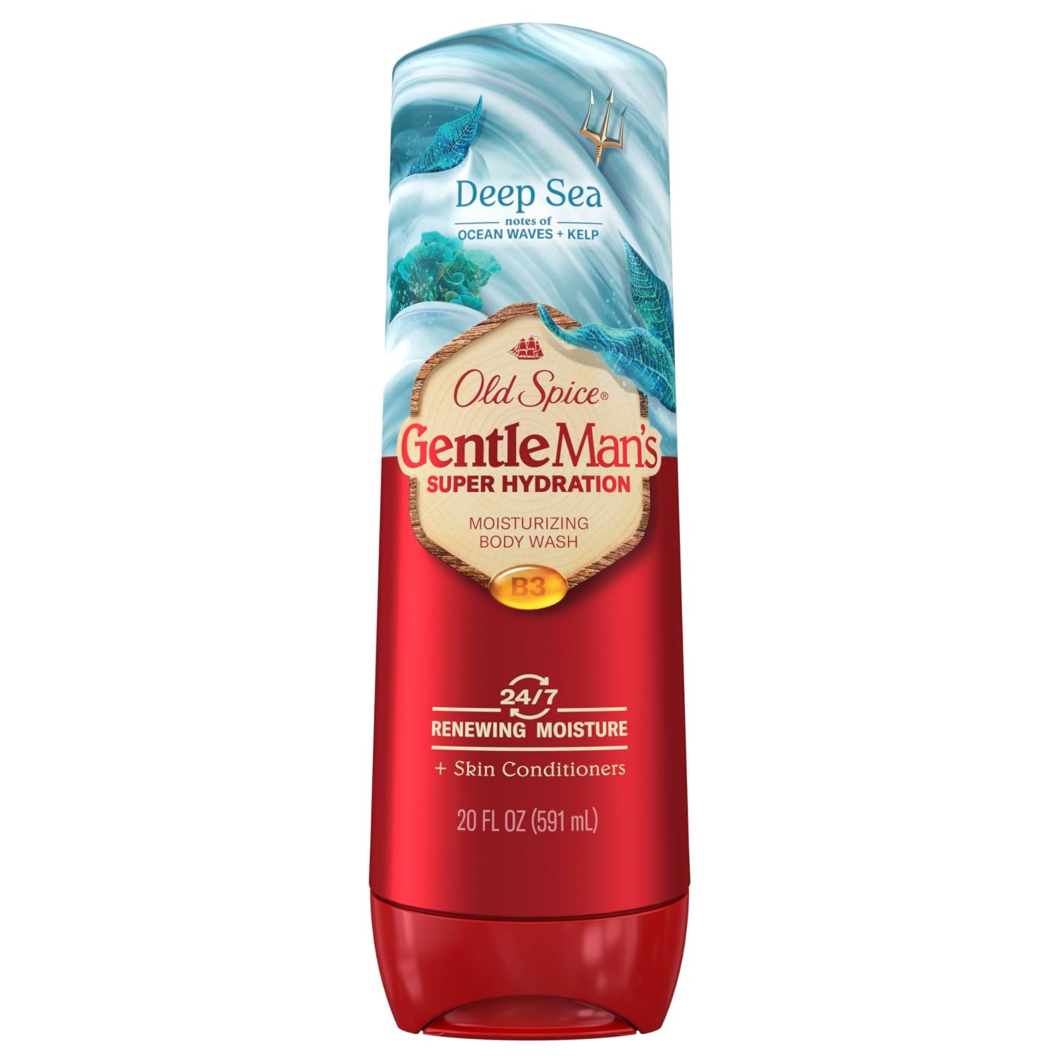 Old Spice Body Wash GentleMan’s Super Hydration for Men, 24/7 Renewing Moisture, Gentle on Skin with Skin Conditioners, Deep Sea with Ocean Waves + Kelp Scent, 20 oz Old Spice Body Wash GentleMan’s Super Hydration for Men, 24/7 Renewing Moisture, Gentle on Skin with Skin Conditioners, Deep Sea with Ocean Waves + Kelp Scent, 20 oz