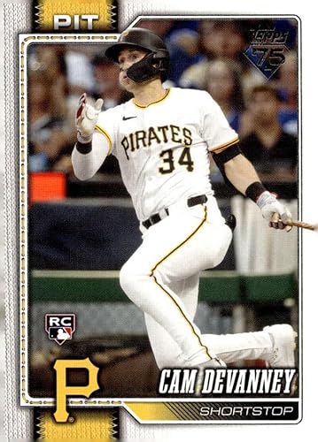 2026 Topps #268 Cam Devanney RC Rookie Pittsburgh Pirates MLB Baseball Base Trading Card