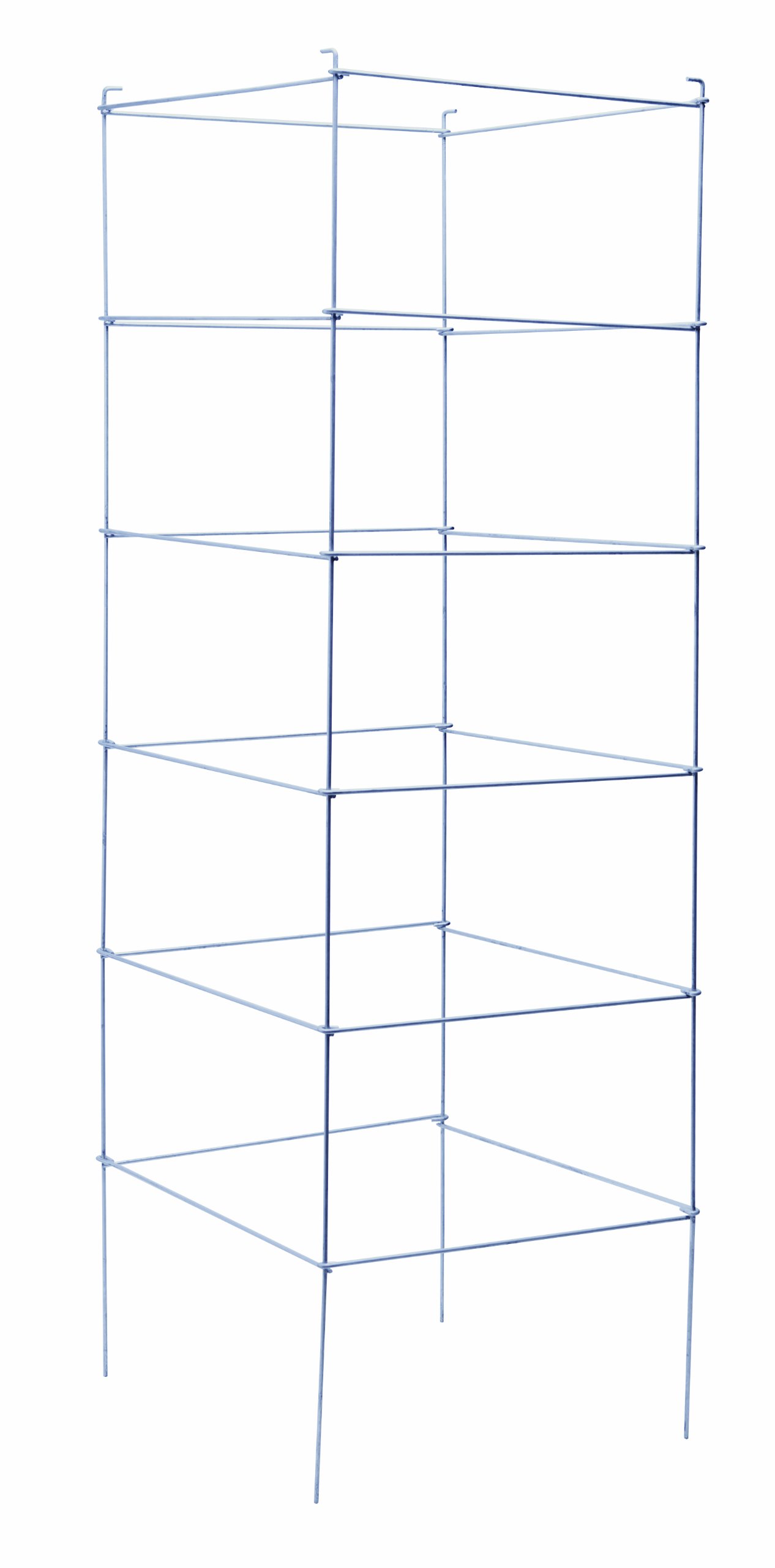 Panacea Products 89712 Folding Professional Gauge Galvanized Tomato Cage and Plant Support, 48 inch