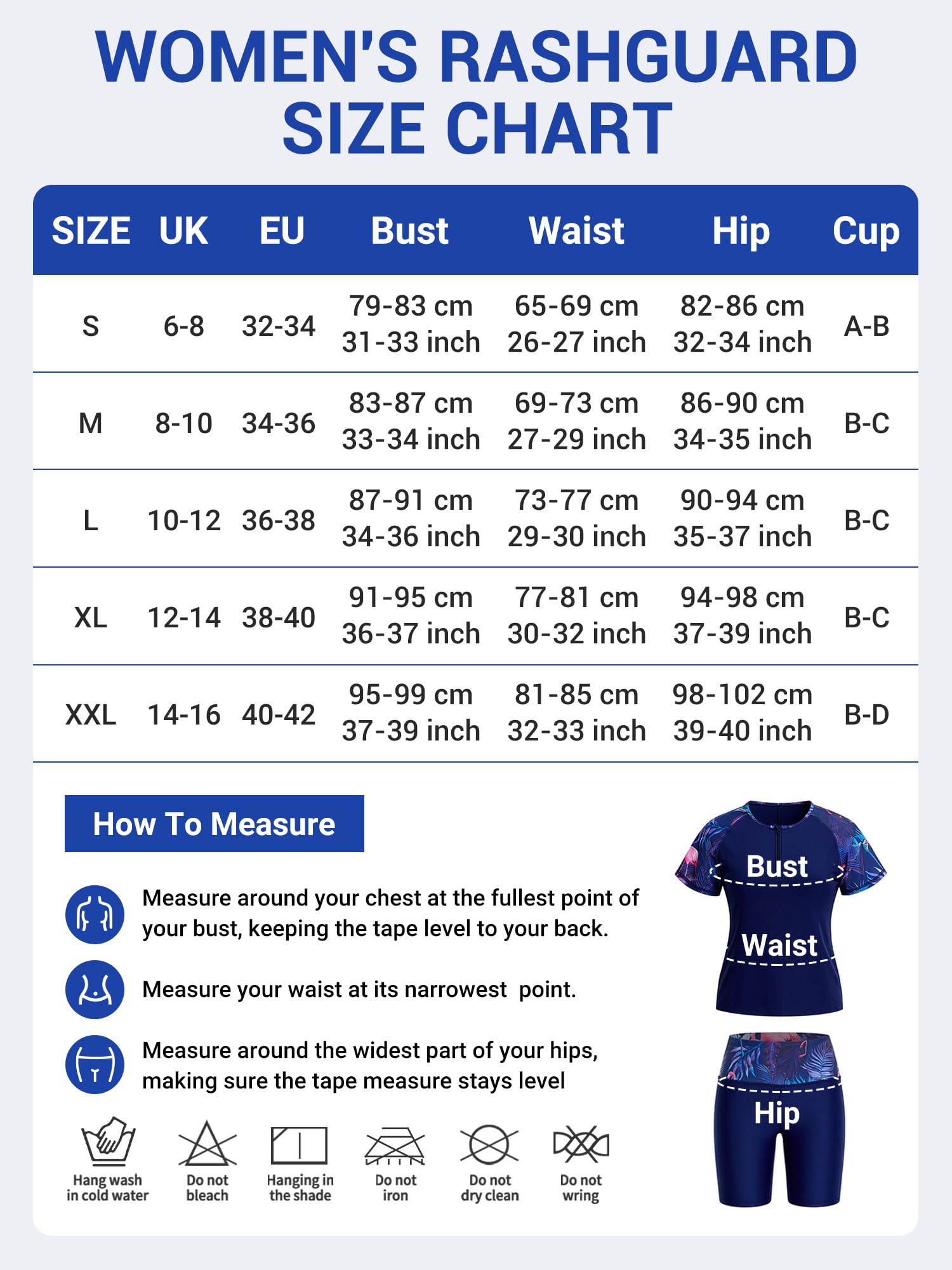 Owntop Rashguard UV Ensemble 3 pièces pour femme – Maillot de bain à manches courtes avec débardeur et maillot de bain, maillot de bain à séchage rapide avec protection UV pour la plage, la natation
