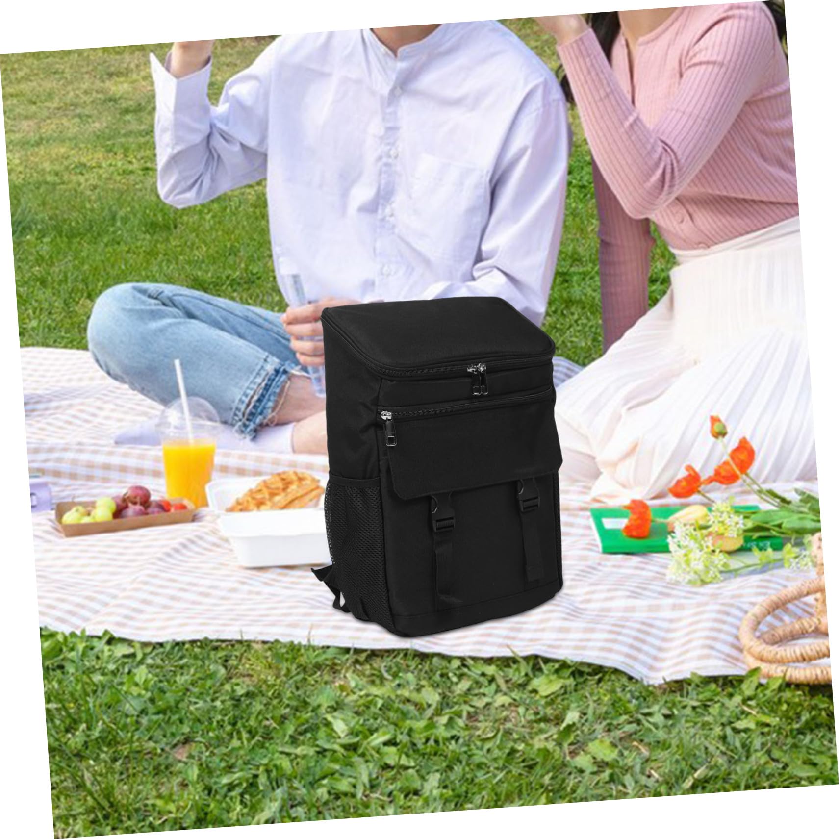Happyyami à Thermique Extérieur Souple Isolé Petit à Grand à Plus Frais pour Femme à Étanche Polyester Black