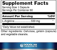 Vista 2 de Douglas Laboratories L-Arginina (500 mg.) Aminoácido versátil 60 Cápsulas