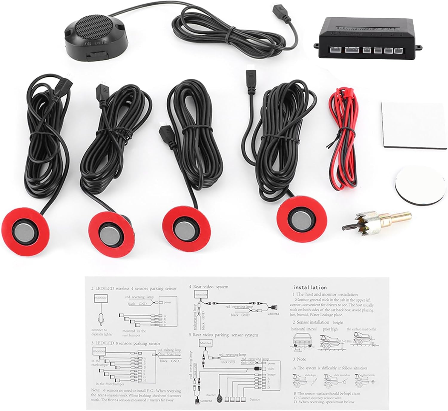 Reverse Kit with 2.5m Detection Range (Silver)