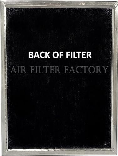 Miniatura 4 de Air Filter Factory WB02X10700 Filtro combinado de ventilación de estufa de repuesto para campana extractora GE, malla de carbón, filtro de