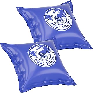Pool Pillows for Above Ground Pools,2 Pack 4 X 4 FT Pool Cover Air Pillows Closing Winter Kit, Cold Resistant Winterizing Float Pillow for Swimming Pools