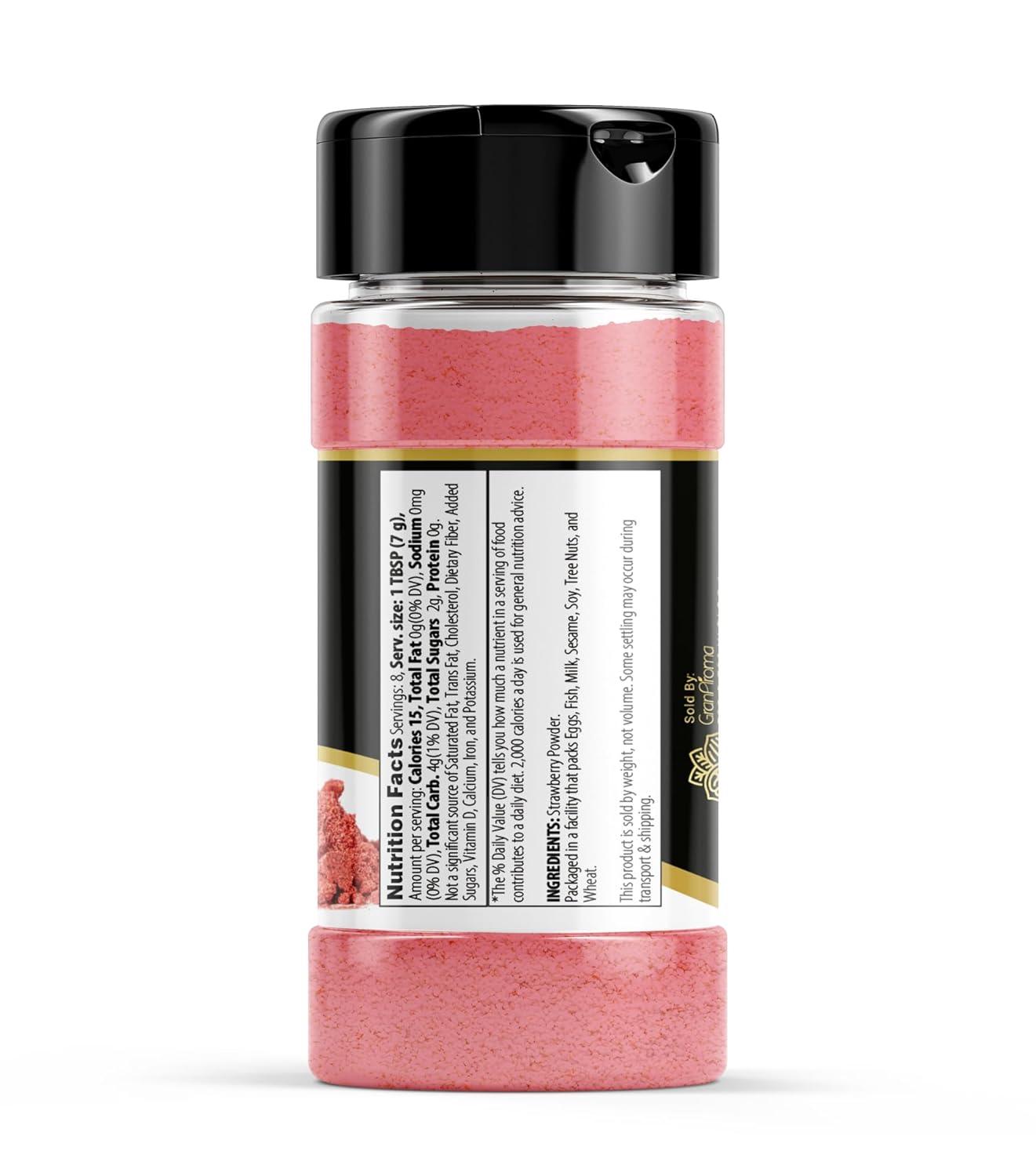 GranAroma Strawberry Fruit Powder, Juicy, Zesty, Perfect for Smoothies, Baking, Desserts, and Beverages (2 Ounce) - Image 2