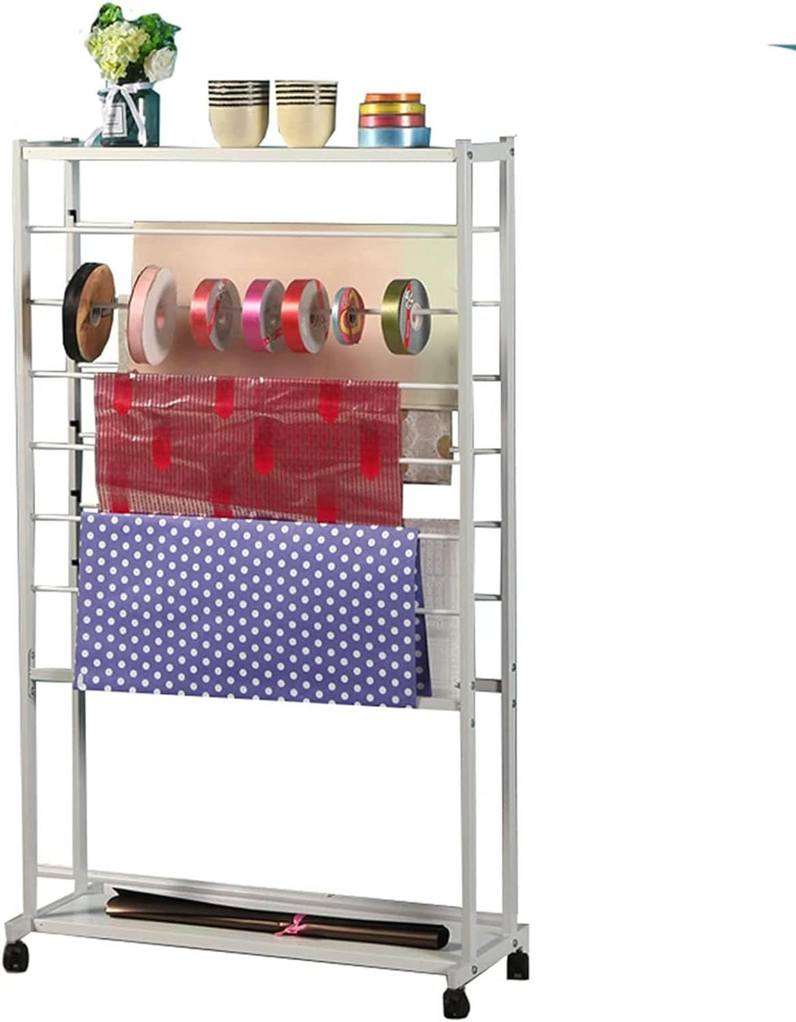 Organisateur de rangement pour écharpes avec roulettes pro