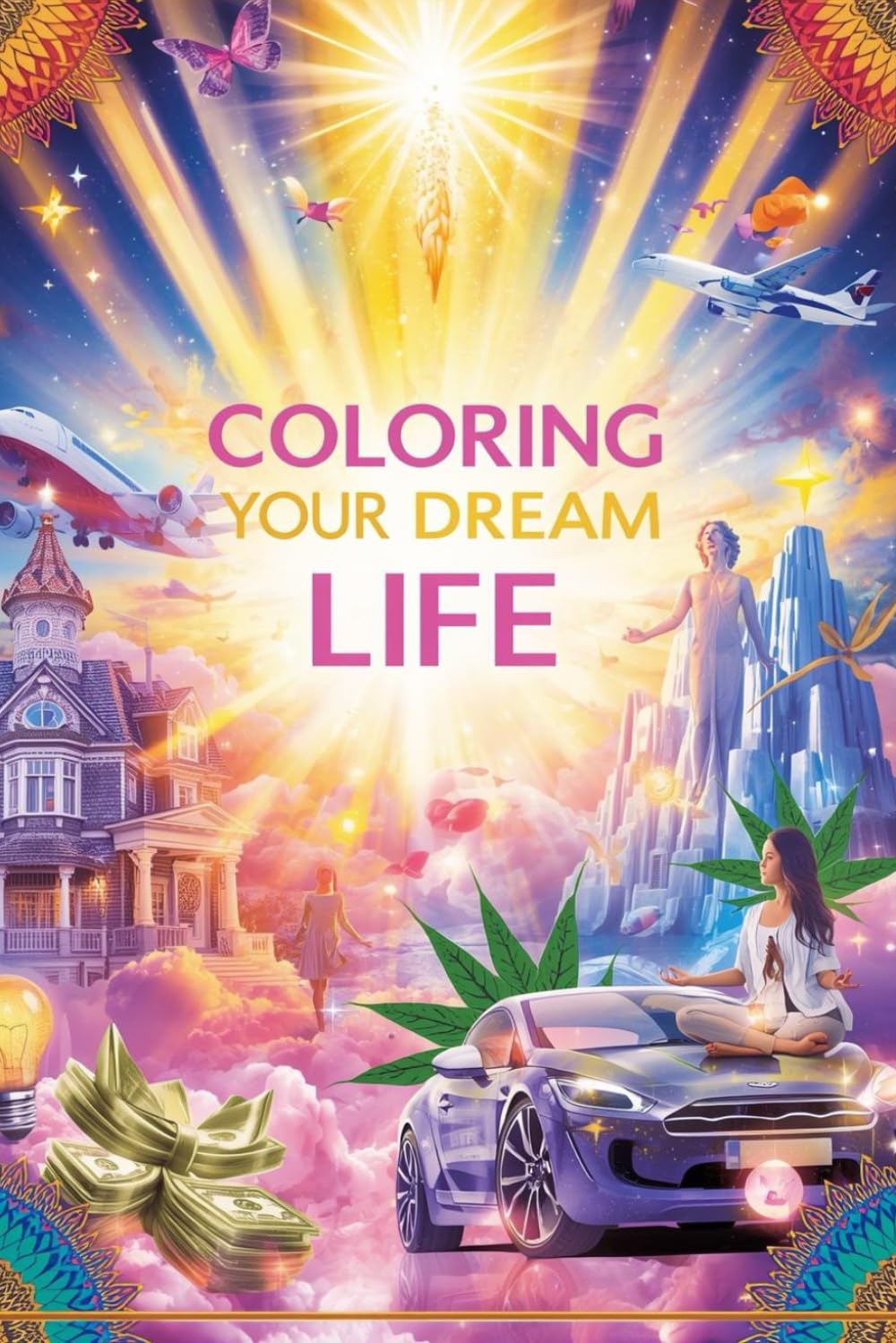 Law of Attraction Adult Coloring Book: Manifest Your Dreams, Abundance & Inner Peace
