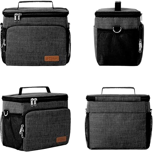 Miniatura 8 de Tiblue - Lonchera térmica reutilizable, hielera congelable a prueba de fugas, correa ajustable para oficina, escuela, día de campo, adultosinfantil