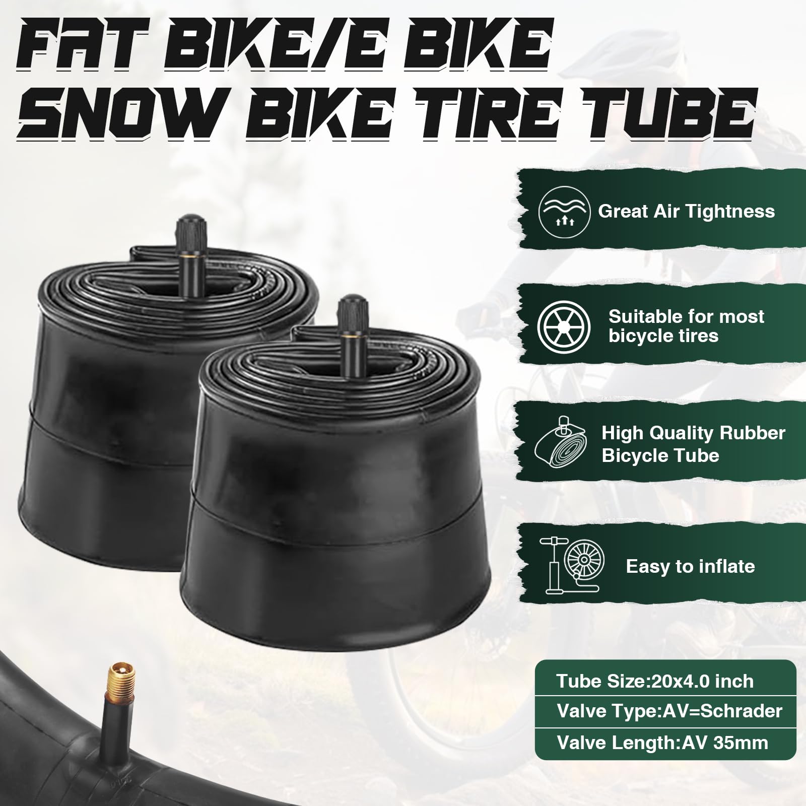 Fatbike Reifen 20x4.0 (102-406) Extra Stark für E-Bike