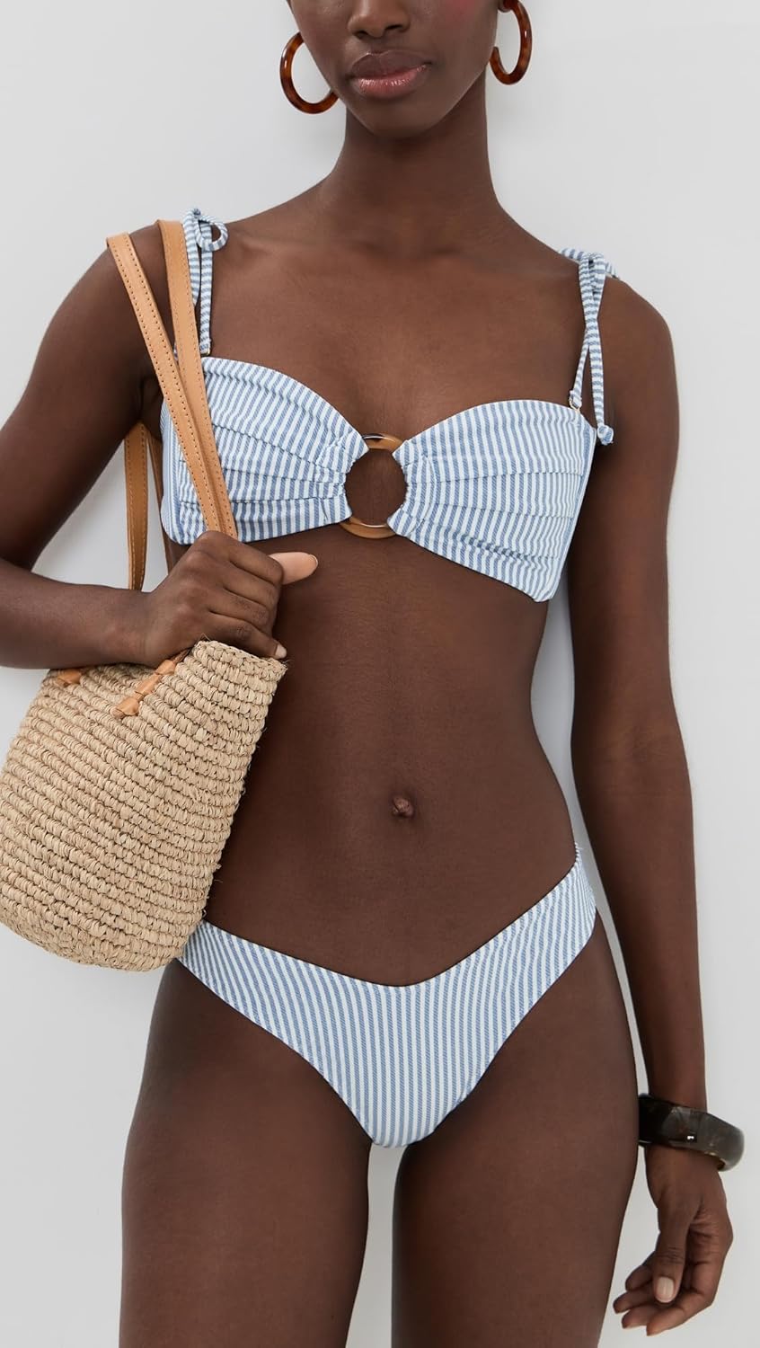 Montce Women's Tori Ties Bandeau Bikini Top - Image 5