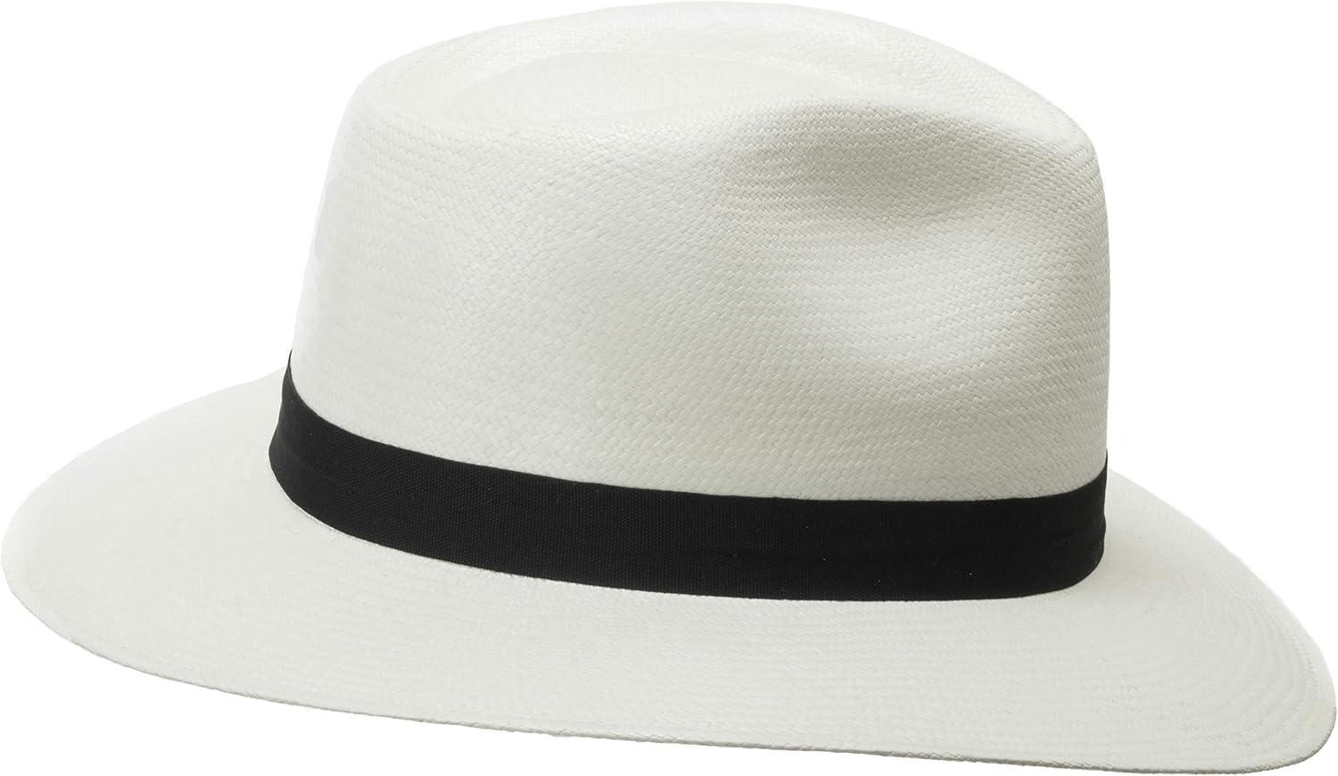 Roosevelt Retro Safari Straw Panama Hat with Adjustable Sweatband