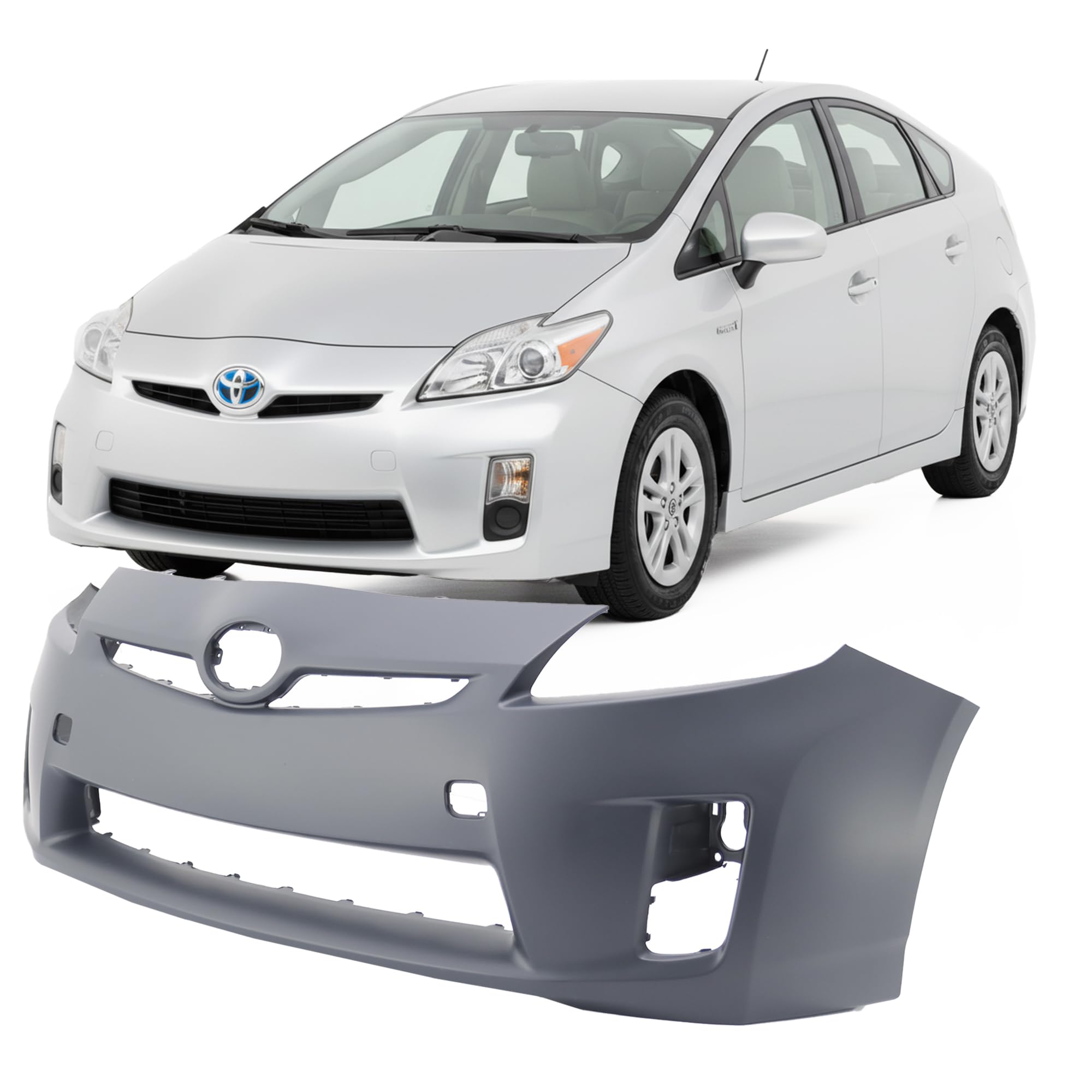 FitParts Compatible with Toyota Prius 2010–2011 Front Bumper Cover