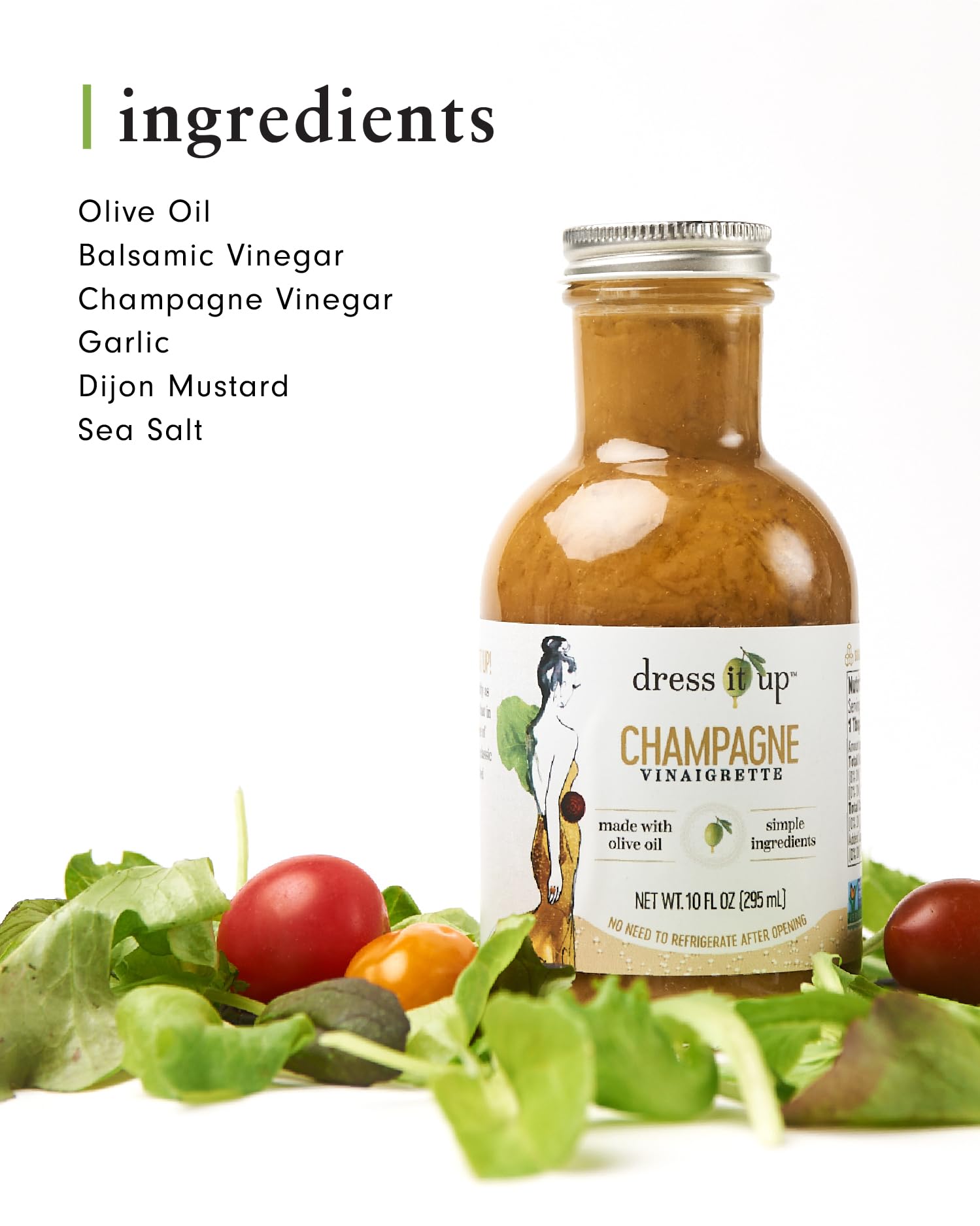 Amazon.com : Dress It Up Salad Dressing, Champagne Vinaigrette, 2-10 oz  Bottles - Clean, Healthy, Delicious, Gluten-Free, Paleo, Keto, Vegan,  Versatile, Marinade : Grocery & Gourmet Food