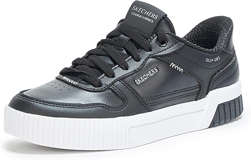 Skechers Court & Classics Womens,Jade-Put IT in Neutral,BLK,7.5 M US