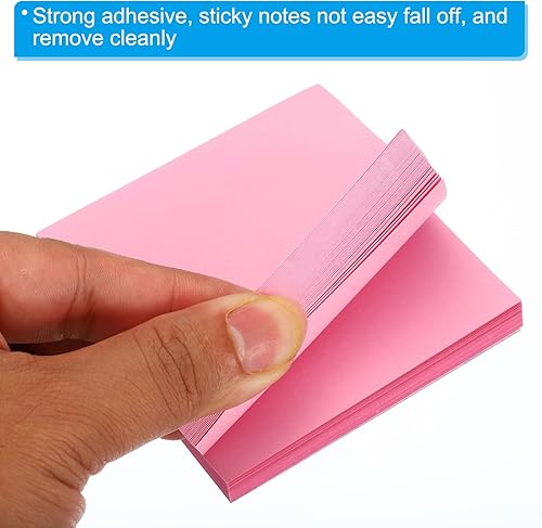 Miniatura 4 de PATIKIL Notas adhesivas de 3 x 3 pulgadas, paquete de 12 blocs de notas autoadhesivas de color brillante, 100 hojasbloc de notas adhesivas para