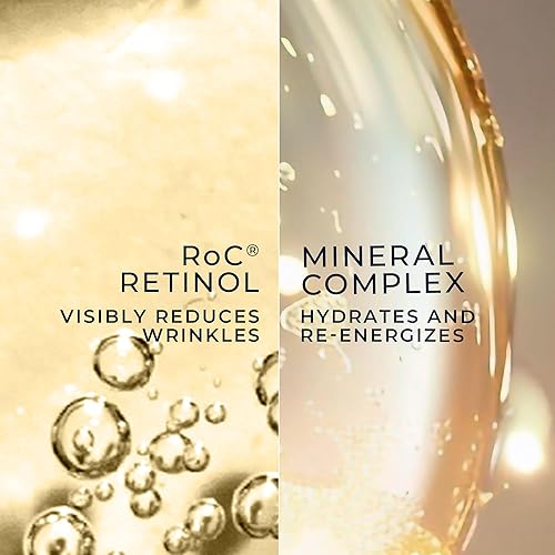 Miniatura 4 de RoC Retinol Correxion Deep Wrinkle Retinol Face Serum con ácido ascórbico, tratamiento diario antienvejecimiento para líneas finas, manchas oscuras,