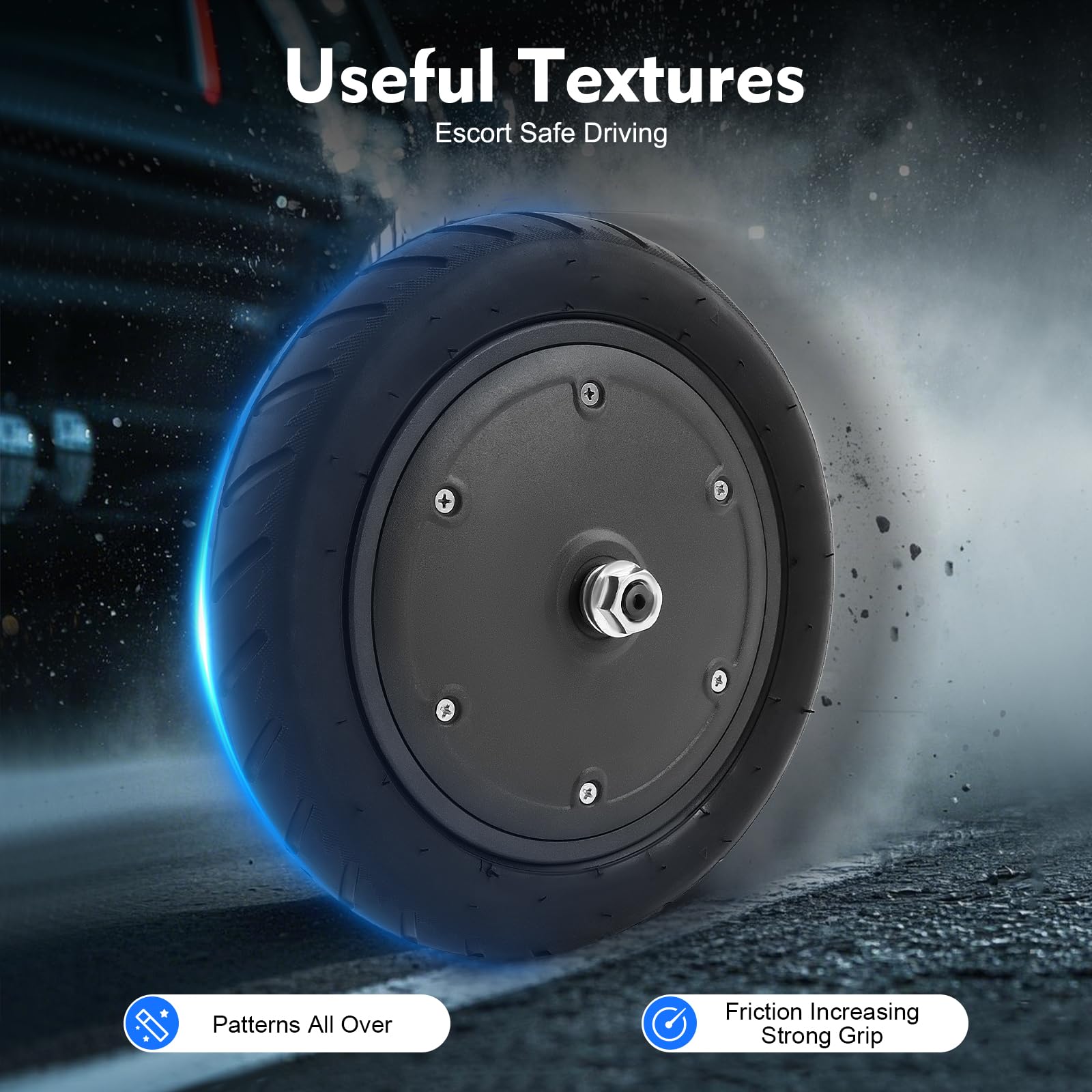 36V 350W motor de patinete eléctrico patinete rueda motor sin escobillas DC motor neumático inflable rueda para Xiaomi M365/M365 PRO patinete eléctrico