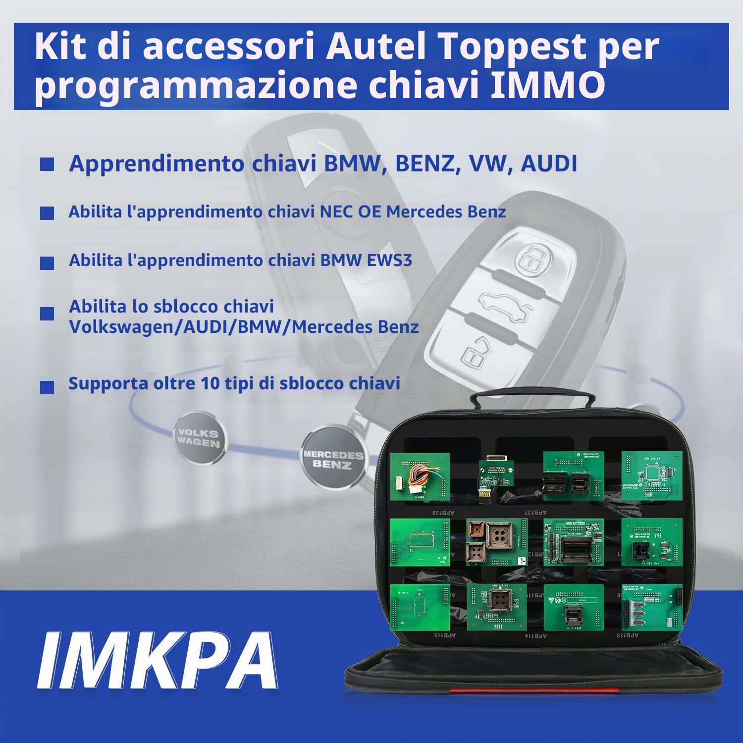 Autel MaxiIM IMKPA Kit Adattatore di Programmazione Chiave Estesa