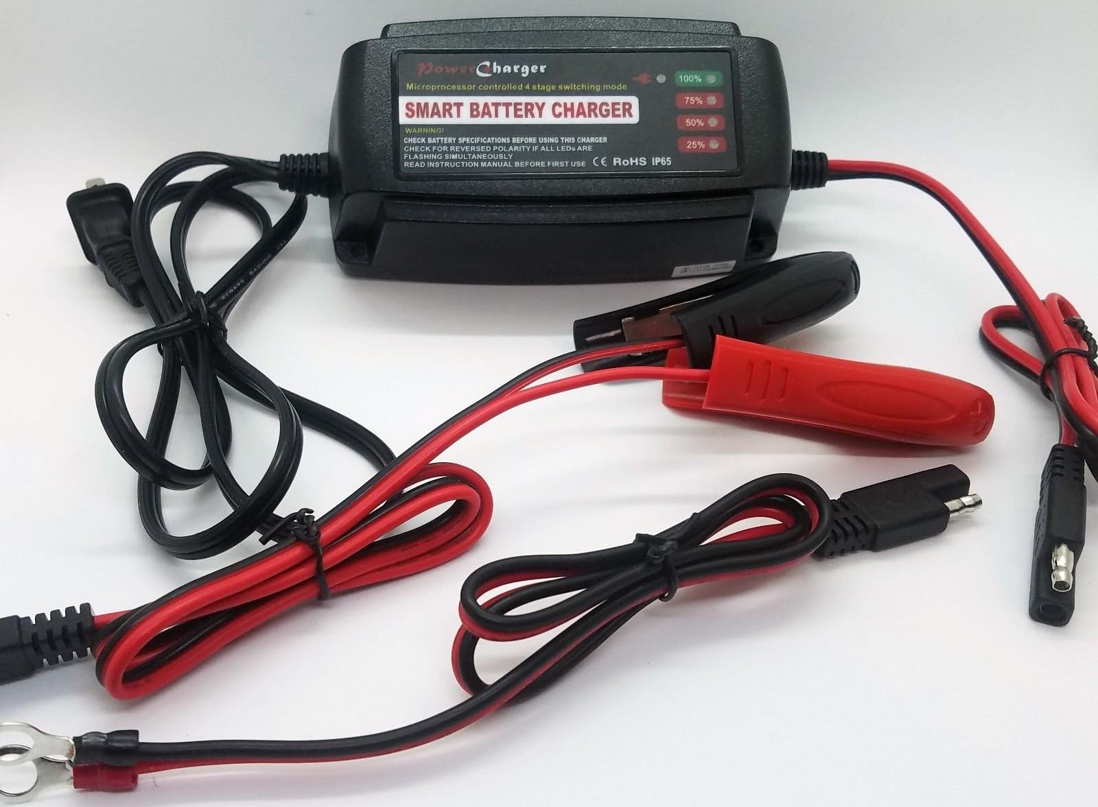 DAGA 12V 5 Amp Automatic Battery Charger/Maintainer AGM GEL VRLA SLA WET