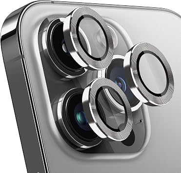 NewPole [3 Adet] iPhone 15 Pro/Pro Max Kamera Lens Koruyucu, Al minyum 9H Temperli Cam Apple iPhone 15 Pro ve Pro Max i in