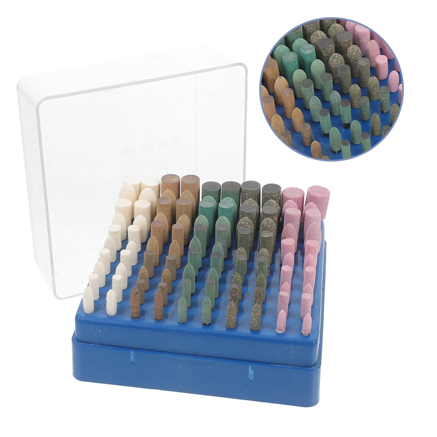 100pcs Polishing Buffing Wheel Bits for Rotary Tool Abrasive Mounted Grinding Wheel Lightweight Compact Polishing Kit for Ample Supply for Various Tasks
