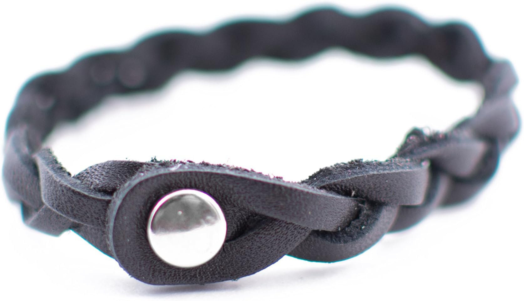 Braided Leather Diffuser Bracelet